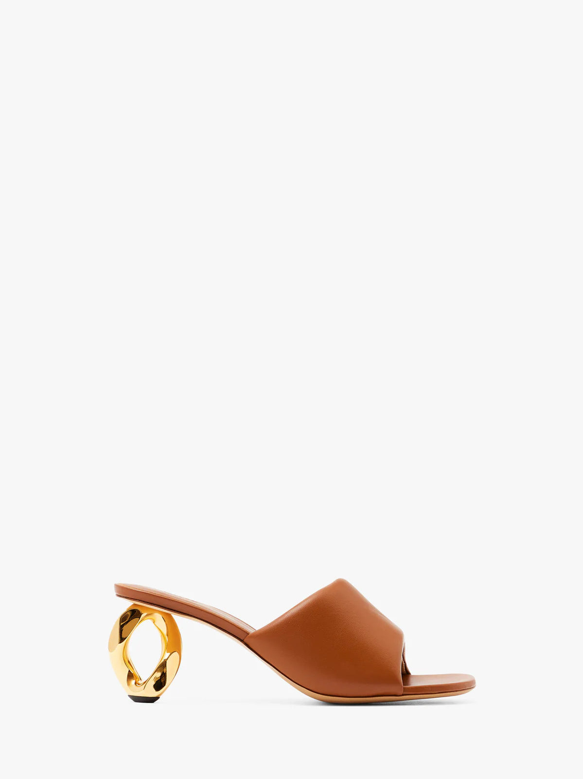 JW Anderson CHAIN HEEL LEATHER MULES