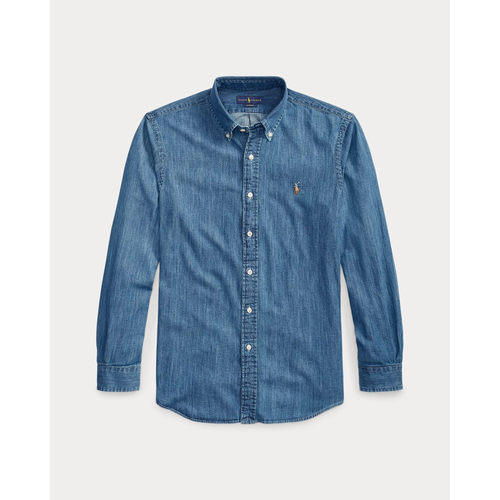 Load image into Gallery viewer, POLO RALPH LAUREN CUSTOM FIT DENIM SHIRT
