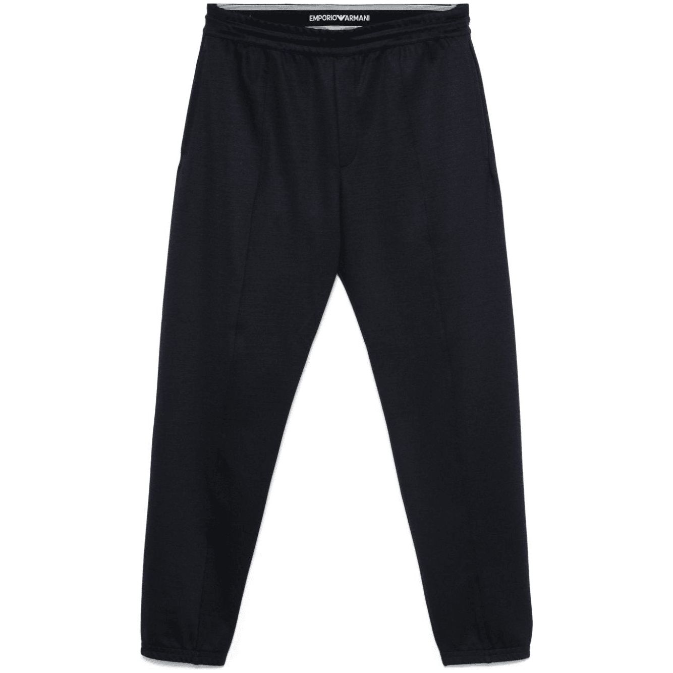 EMPORIO ARMANI twill-weave trousers