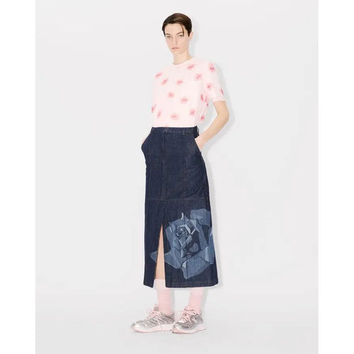 Load image into Gallery viewer, KENZO &#39;KENZO ROSE&#39; LONG STRAIGHT SKIRT - Yooto
