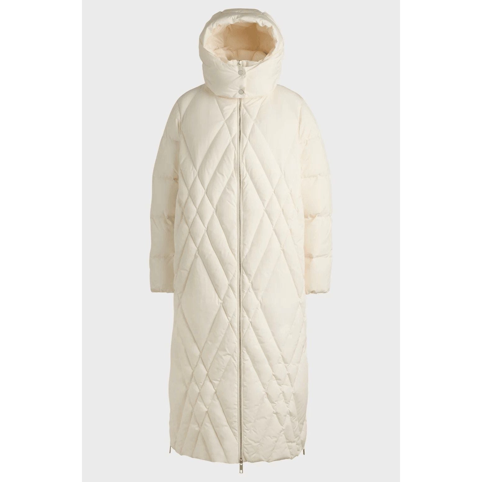 BOSS QUILTED DOWN COAT WITH ADJUSTABLE HOOD