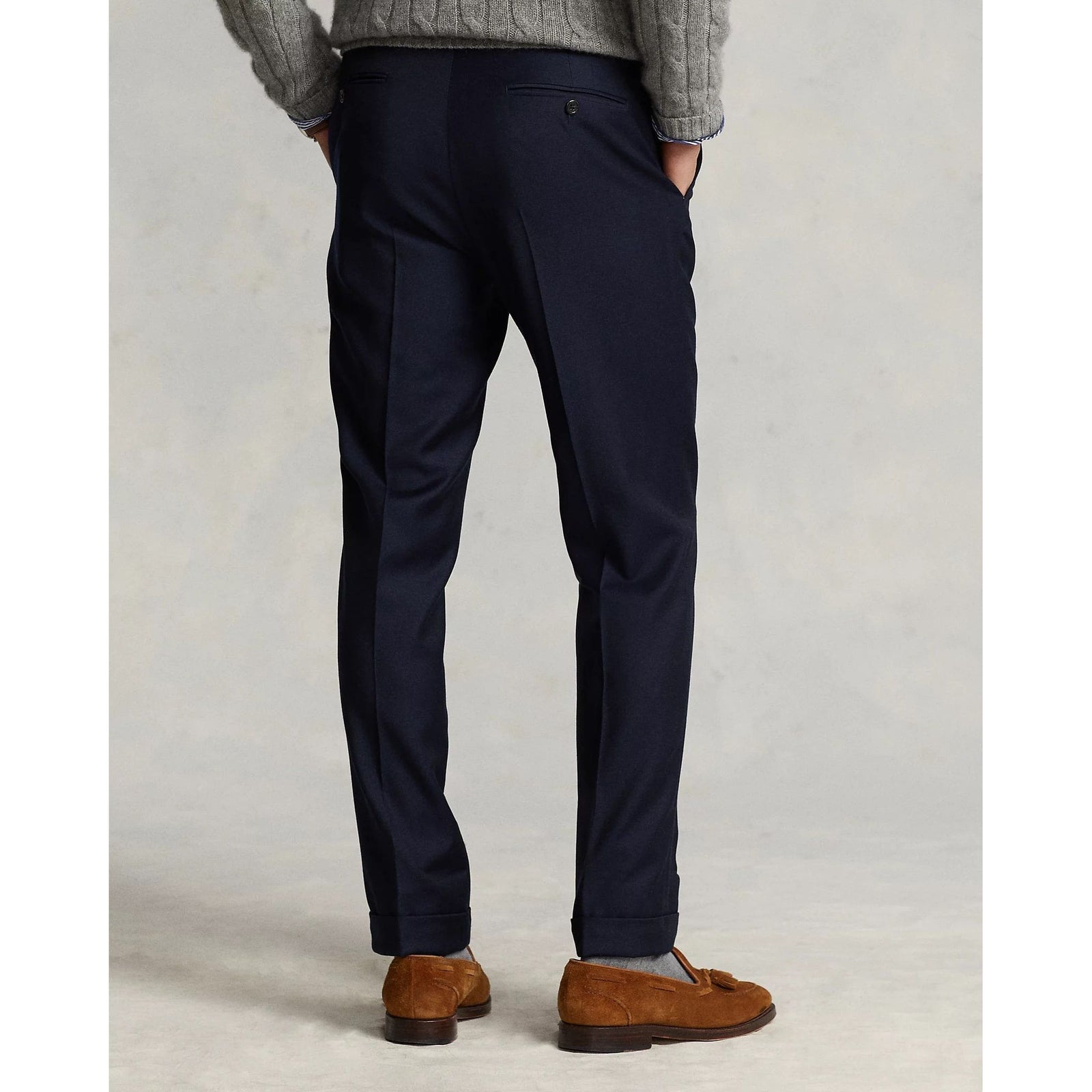 RALPH LAUREN Slim Fit Wool Twill Trouser