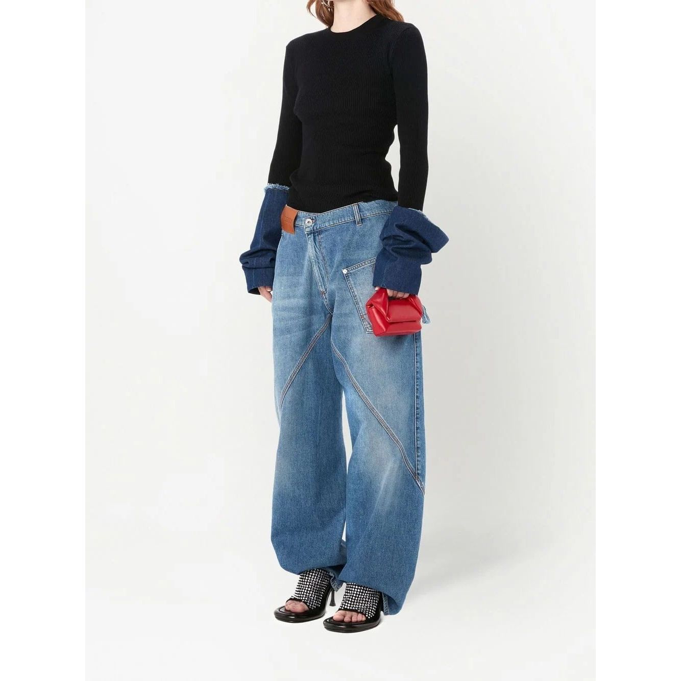 JW Anderson twisted workwear wide-leg jeans