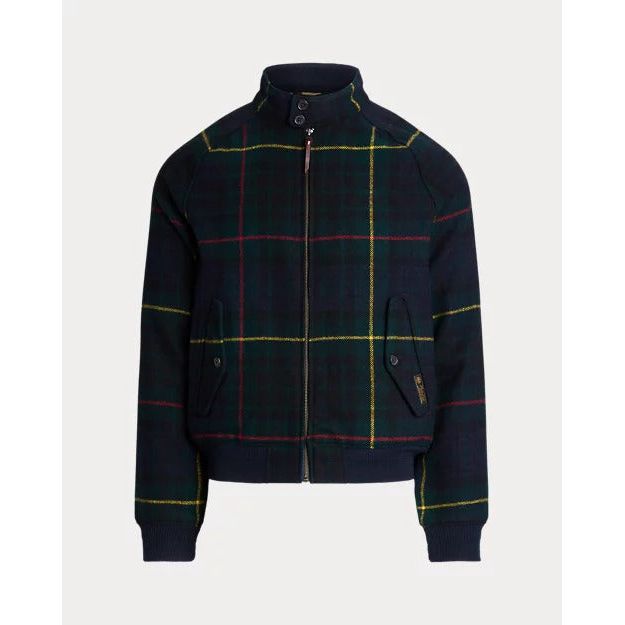 RALPH LAUREN Plaid Wool Twill Jacket