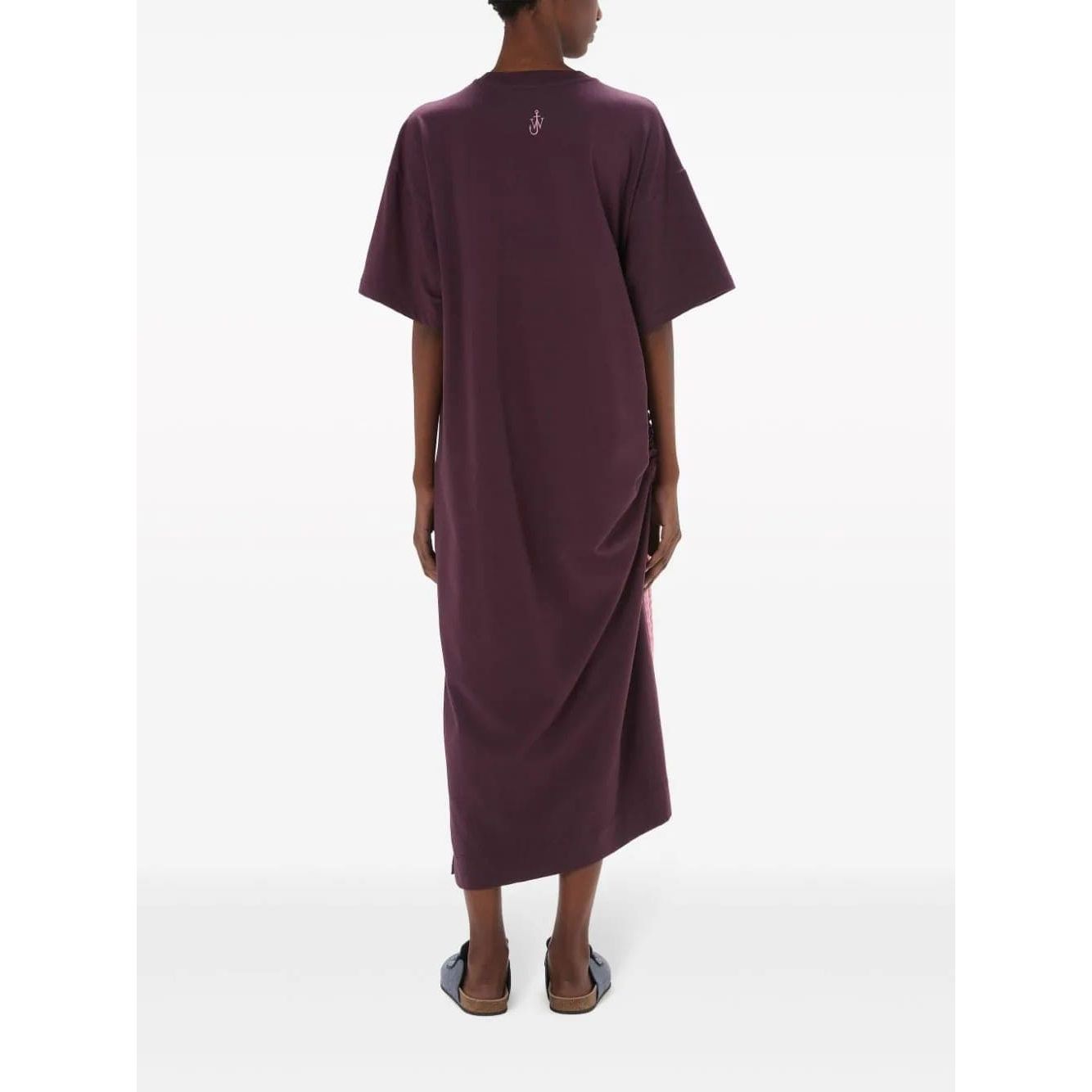 JW Anderson satin-tie T-shirt dress