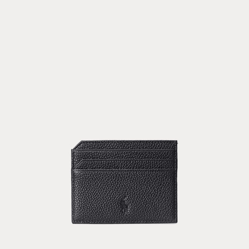 RALPH LAUREN Pebbled Leather Card Case