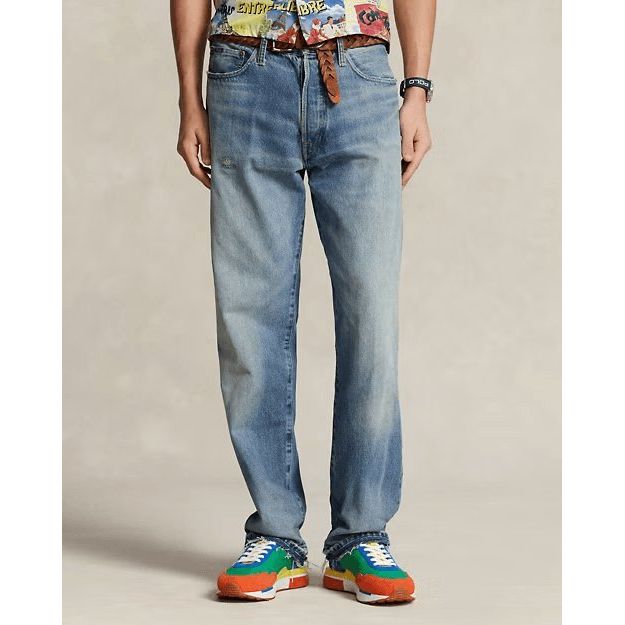 RALPH LAUREN Heritage Straight Distressed Jean