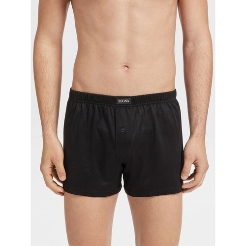 Load image into Gallery viewer, ZEGNA BLACK FILOSCOZIA COTTON BOXER
