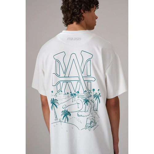 Load image into Gallery viewer, AZAT MARD WHITE AM COUNTRY CLUB T-SHIRT
