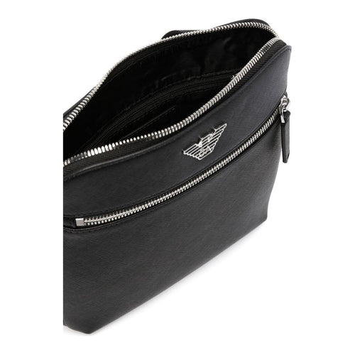 Load image into Gallery viewer, EMPORIO ARMANI small faux-leather messenger bag
