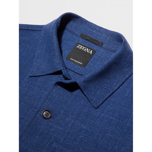 Load image into Gallery viewer, ZEGNA OASI CASHMERE AND LINEN OVERSHIRT
