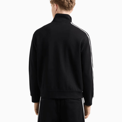 Load image into Gallery viewer, EMPORIO ARMANI Full-zip sweatshirt in jersey with logo bands
