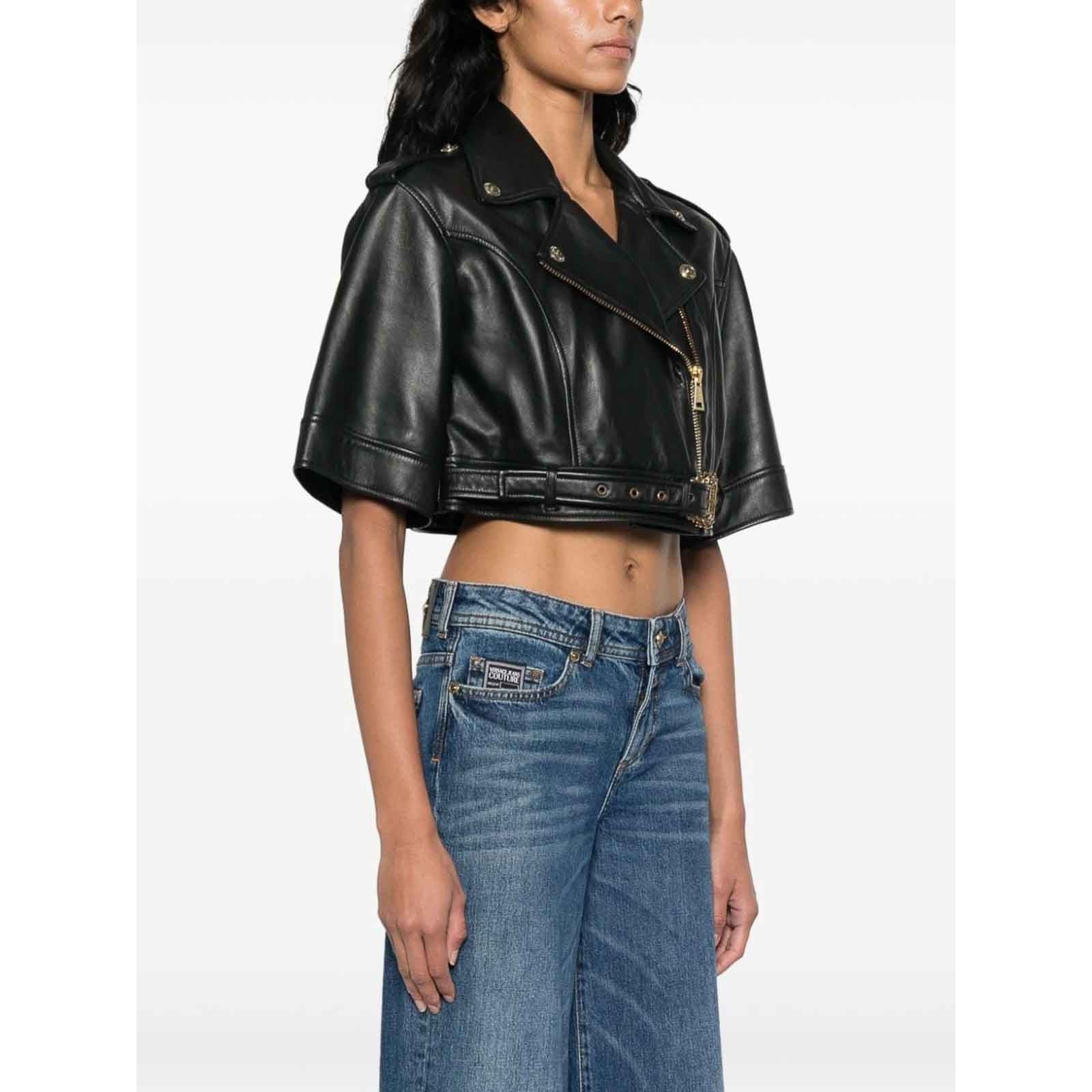 VERSACE JEANS COUTURE JACKET WITH SHORT SLEEVES - Yooto