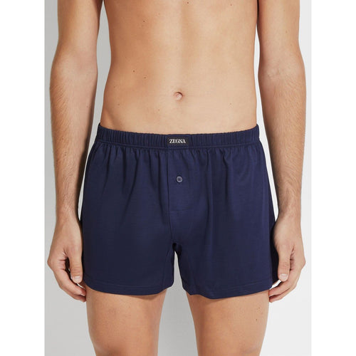 Load image into Gallery viewer, ZEGNA BLUE COTTON BOXERS
