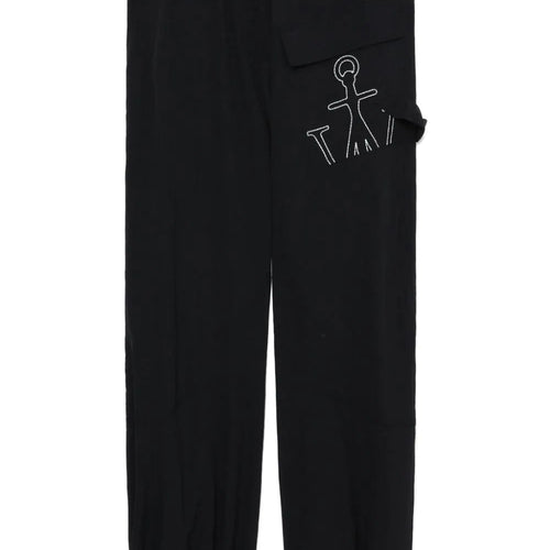 Load image into Gallery viewer, JW Anderson logo-embroidered elasticated-waist track pants
