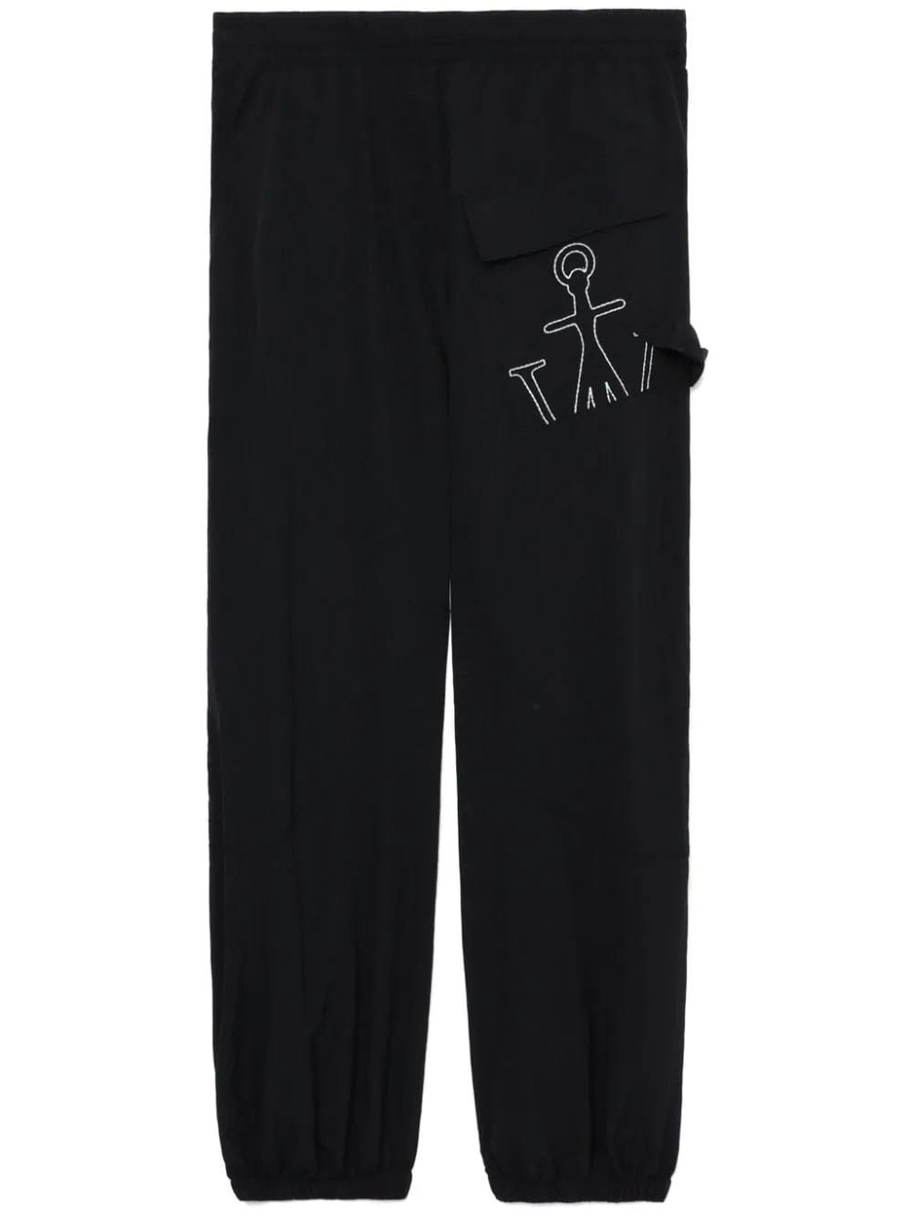 JW Anderson logo-embroidered elasticated-waist track pants