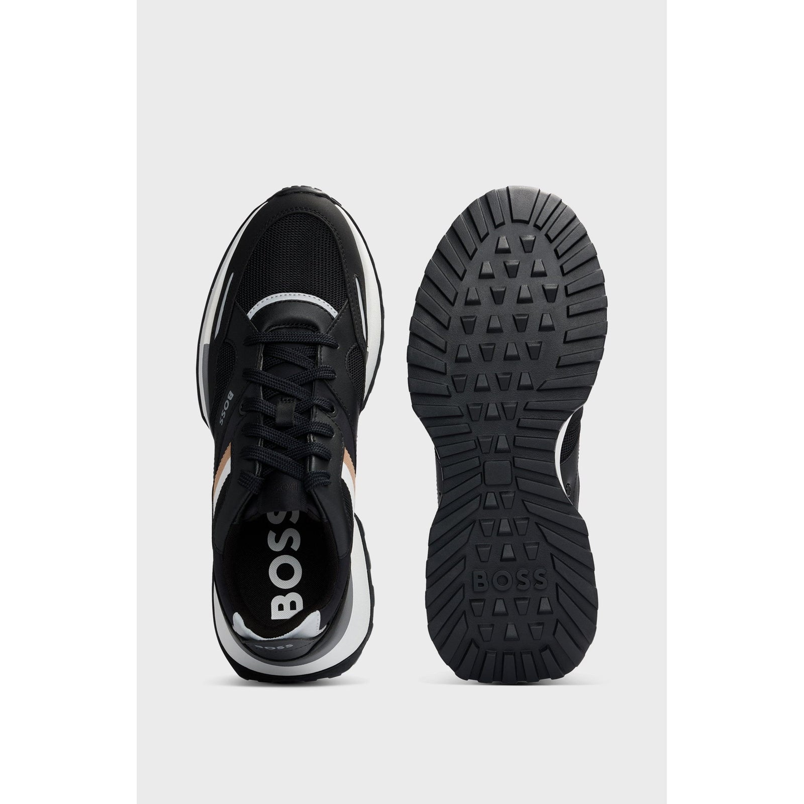 BOSS RUNNING-STYLE TRAINERS WITH EVA-RUBBER OUTSOLE