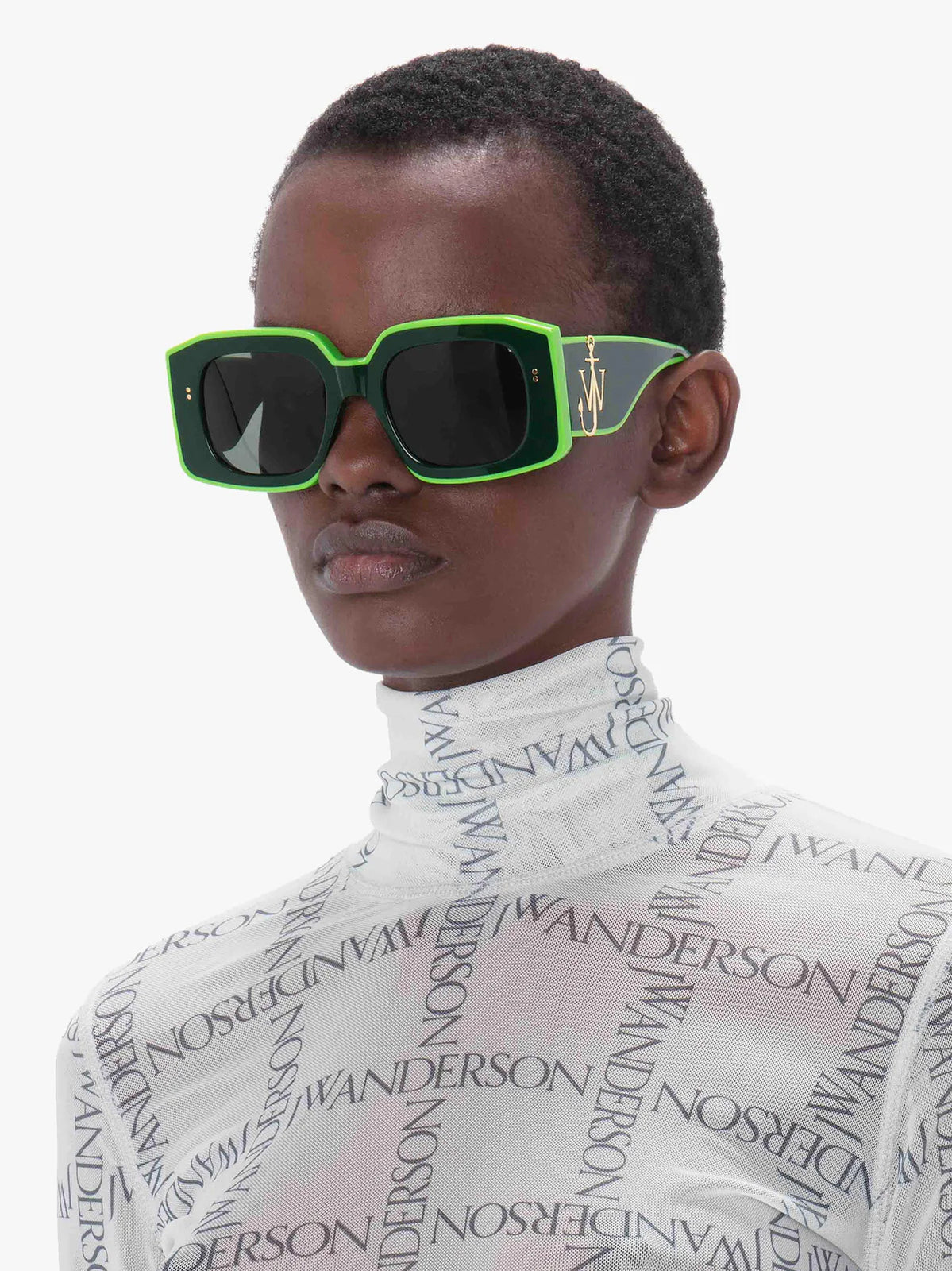 JW Anderson LARGE SQUARE BUMPER SUNGLASSES