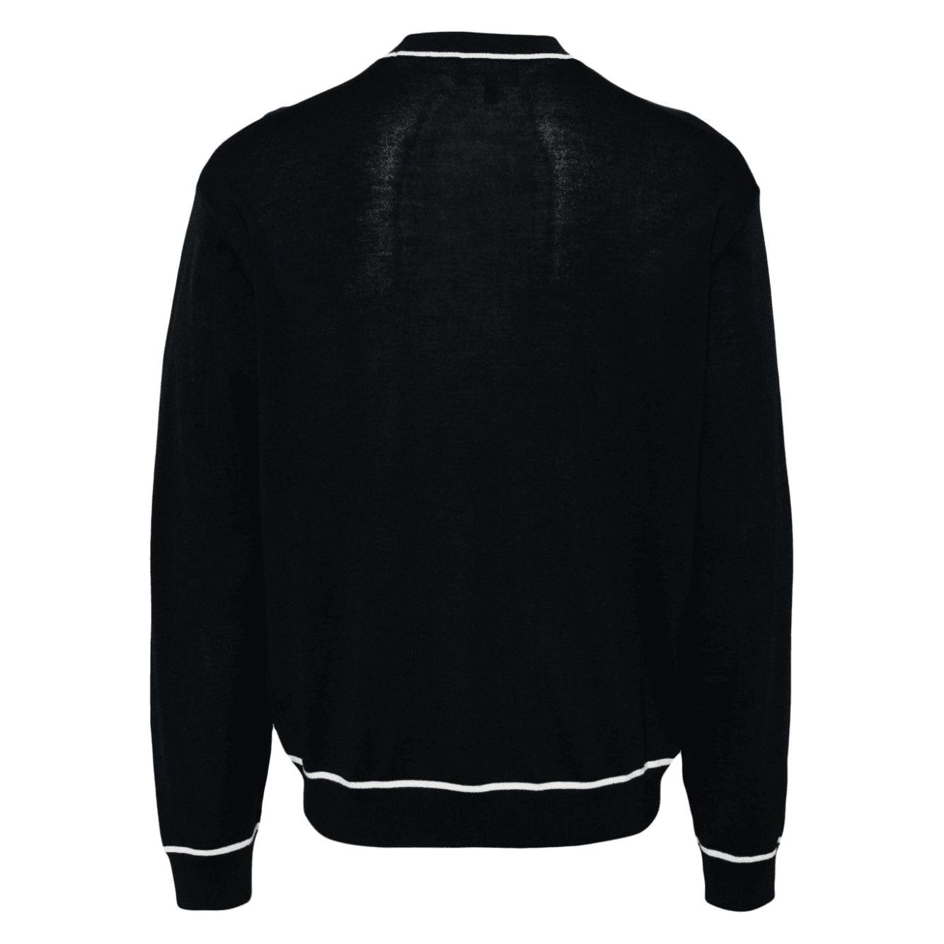 EMPORIO ARMANI logo-jacquard sweater