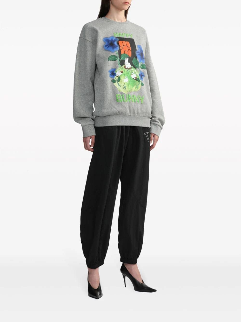 JW Anderson logo-embroidered elasticated-waist track pants