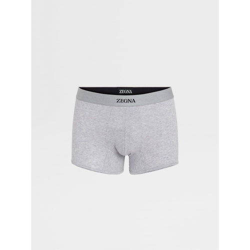 Load image into Gallery viewer, ZEGNA GREY MÉLANGE COTTON TRUNKS
