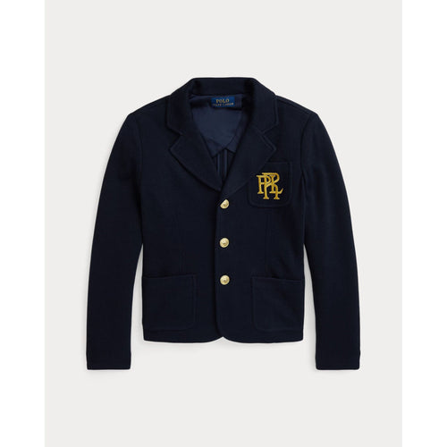 Load image into Gallery viewer, RALPH LAUREN Logo Double-Knit Blazer
