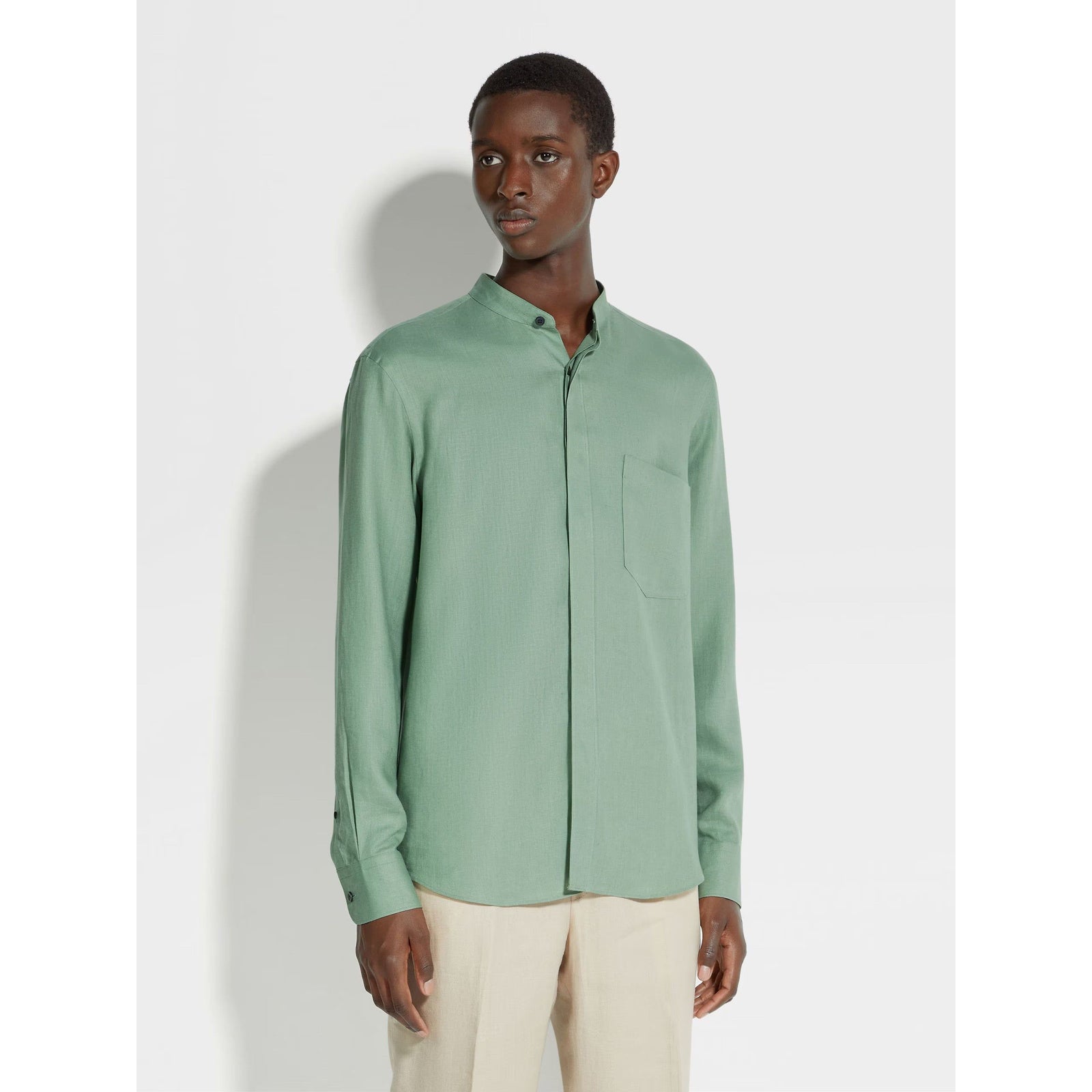 ZEGNA OASI LINO SHIRT