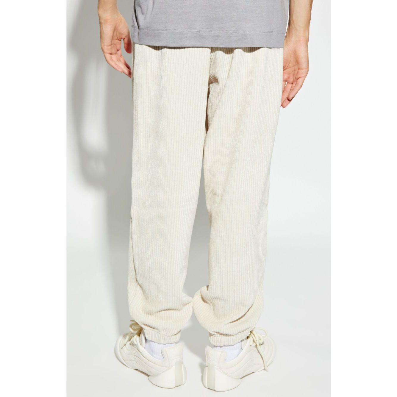 EMPORIO ARMANI corduroy track pants