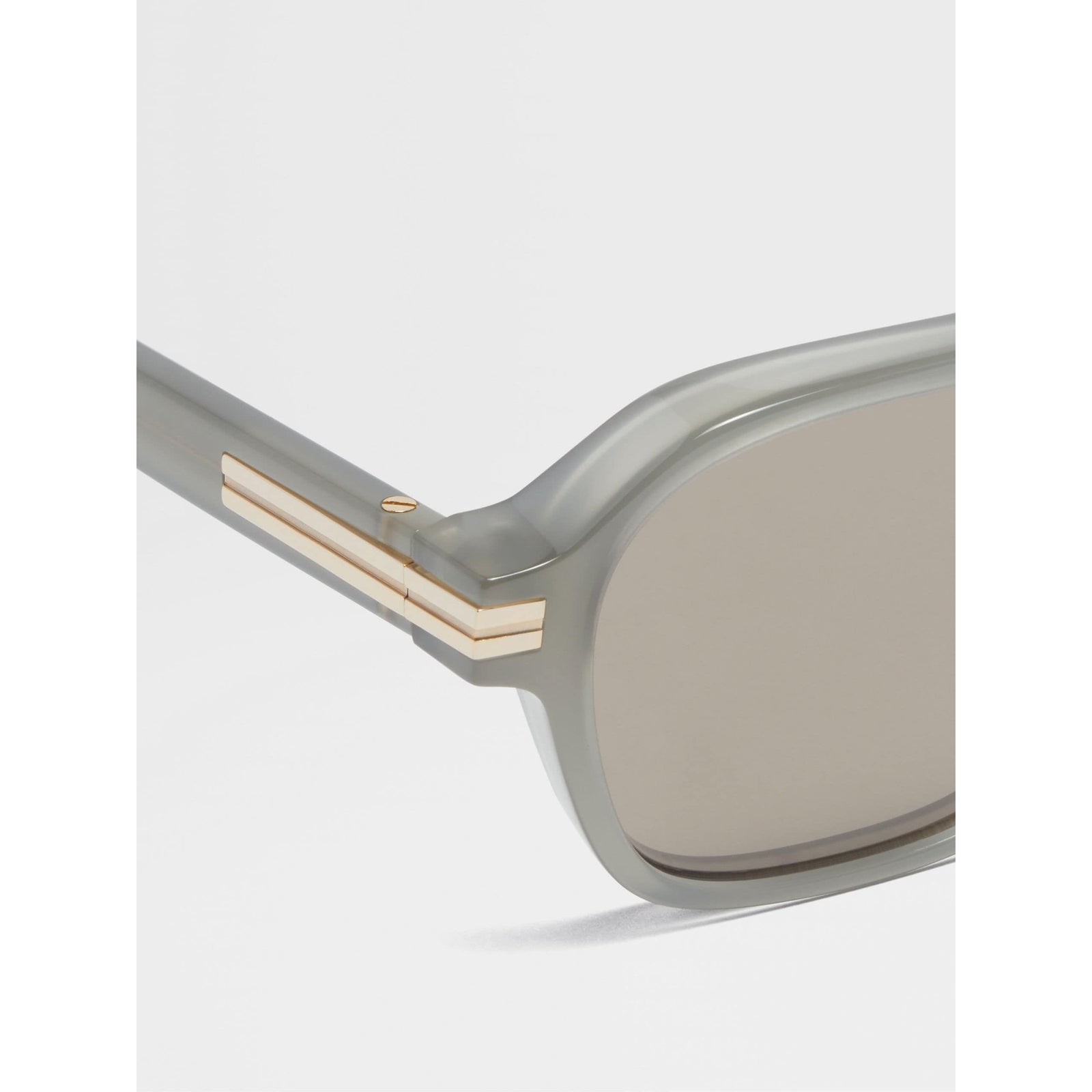 ZEGNA GREEN AURORA II ACETATE SUNGLASSES