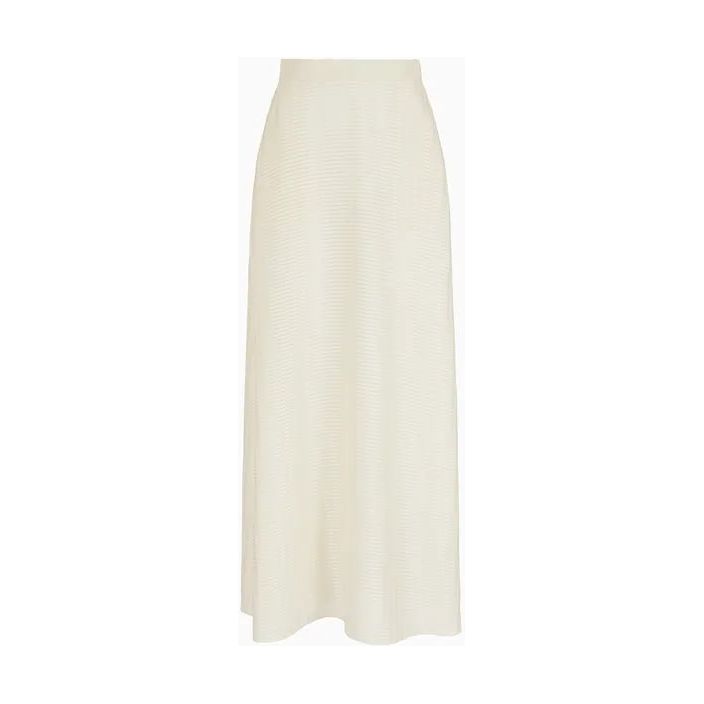 EMPORIO ARMANI LONG SKIRT WITH ALL-OVER RECTANGLE DESIGN - Yooto