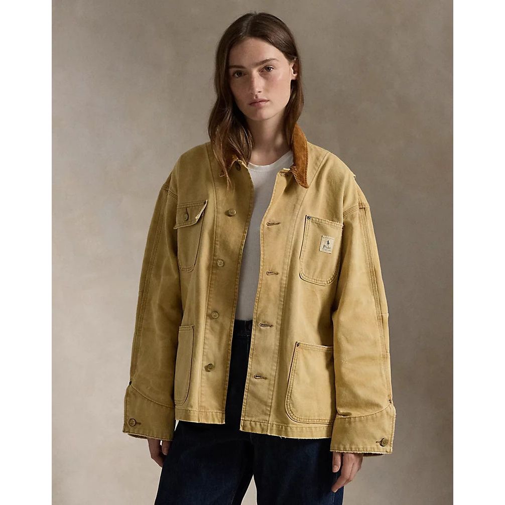 RALPH LAUREN Cotton Canvas Utility Jacket