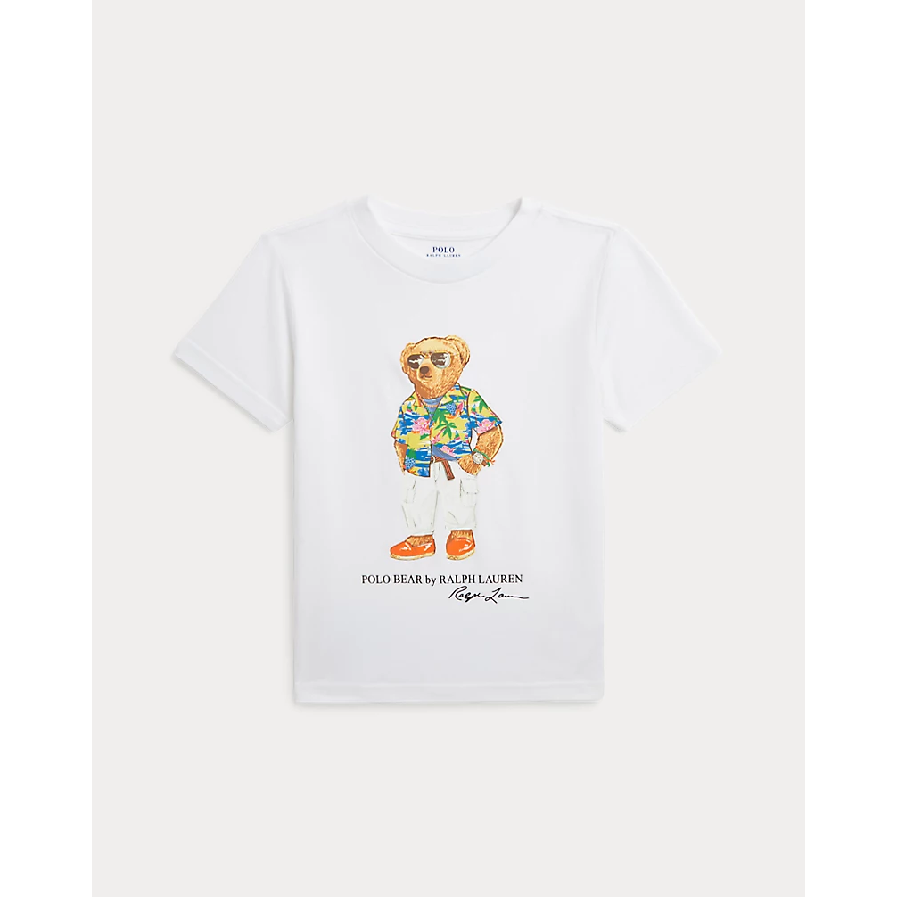 POLO RALPH LAUREN POLO BEAR COTTON JERSEY T-SHIRT