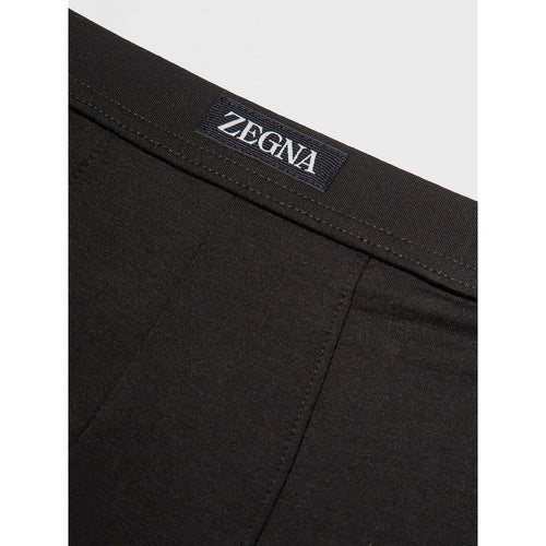 Load image into Gallery viewer, ZEGNA BLACK STRETCH MODAL TRUNKS
