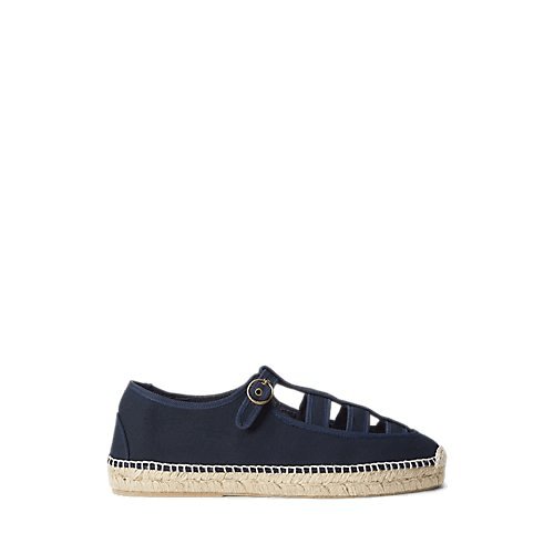 Load image into Gallery viewer, RALPH LAUREN Cutout Canvas Espadrille
