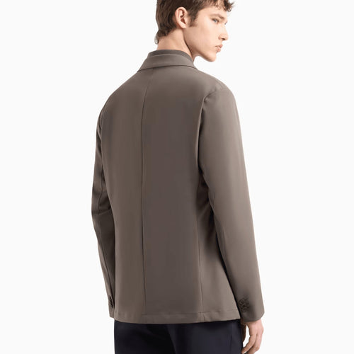 Load image into Gallery viewer, EMPORIO ARMANI Travel Essentials stretch-nylon single-breasted blazer
