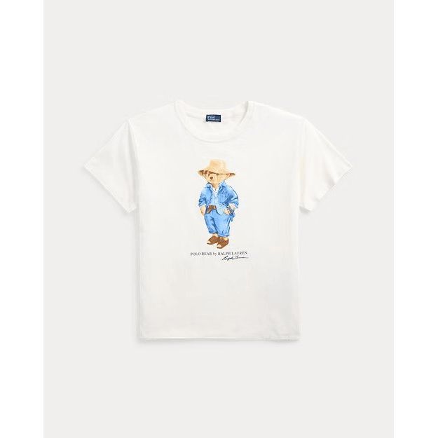 RALPH LAUREN Polo Bear Cotton Jersey T-Shirt