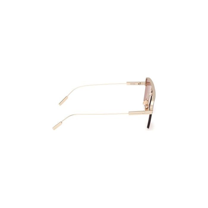 ZEGNA PALE GOLD METAL SUNGLASSES