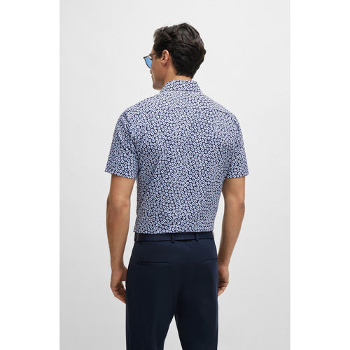 Load image into Gallery viewer, BOSS SLIM-FIT SHIRT IN PRINTED PERFORMANCE-STRETCH JERSEY - Yooto

