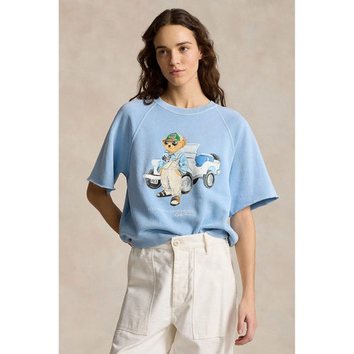 Load image into Gallery viewer, POLO RALPH LAUREN POLO BEAR FLEECE SHORT-SLEEVE SWEATSHIRT
