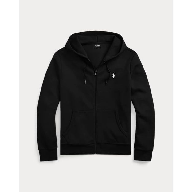 RALPH LAUREN Double-Knit Full-Zip Hoodie