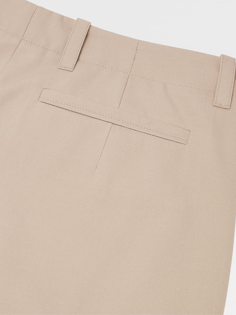 ZEGNA LIGHT TAUPE COTTON AND WOOL PANTS