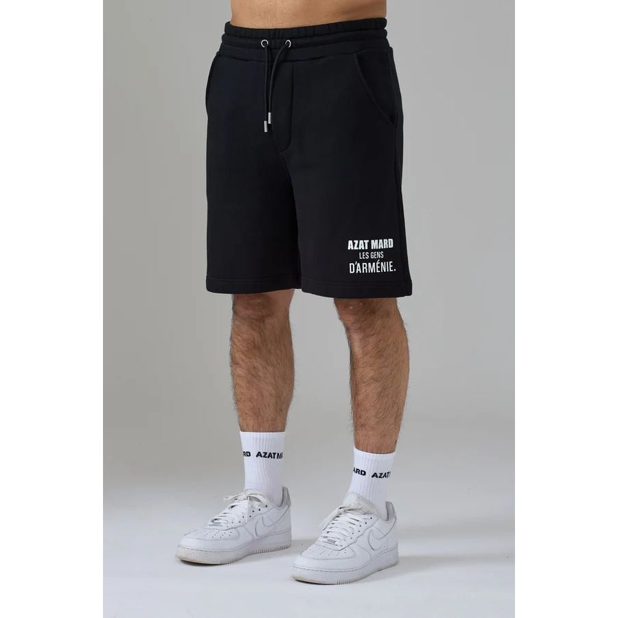 AZAT MARD LES GENS BLACK SHORTS - Yooto