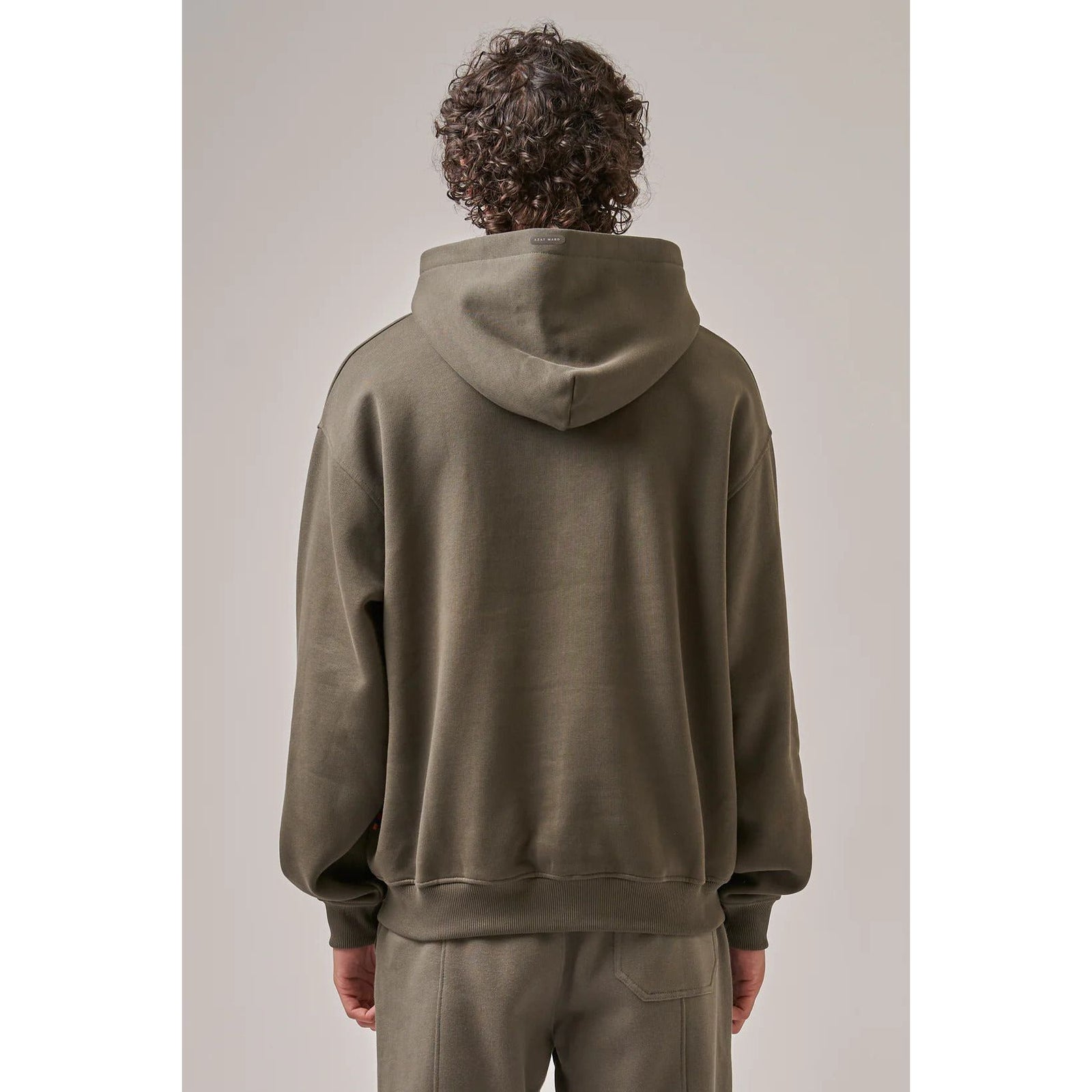 AZAT MARD KHAKI/WHITE HOODIE - Yooto