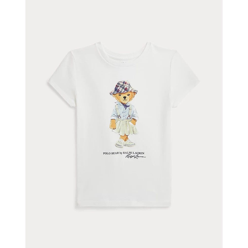 POLO RALPH LAUREN POLO BEAR COTTON JERSEY T-SHIRT