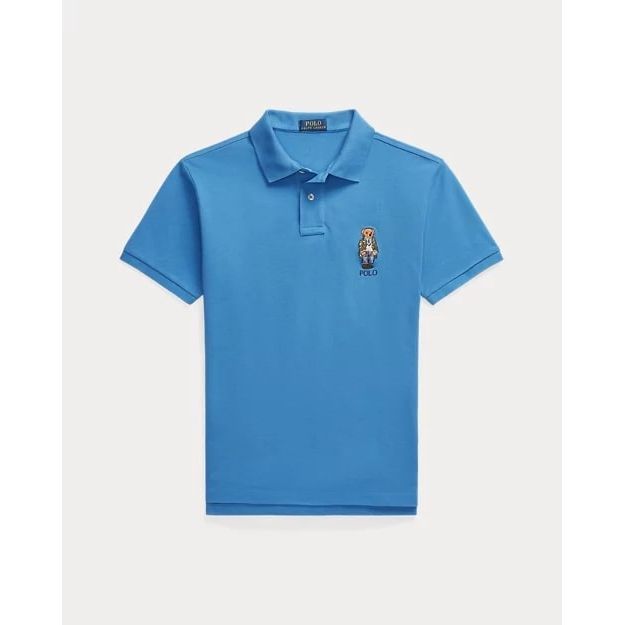 POLO RALPH LAUREN CUSTOM SLIM FIT POLO BEAR POLO SHIRT - Yooto