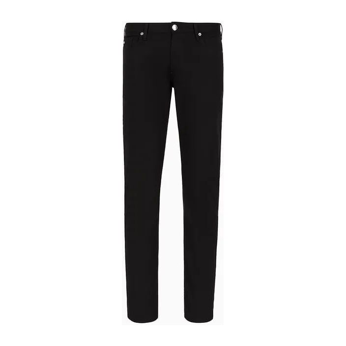 EMPORIO ARMANI J06 COMFORT STRETCH-GABARDINE, SLIM-FIT TROUSERS - Yooto