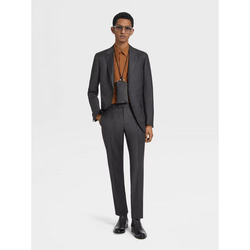 Load image into Gallery viewer, ZEGNA DARK GREY TROFEO™ WOOL SUIT
