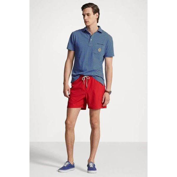 POLO RALPH LAUREN ELASTIC WAIST SHORTS SWIMSUIT