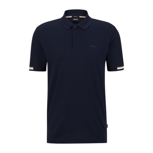 Load image into Gallery viewer, BOSS Polo shirt made of natural cotton with logo
