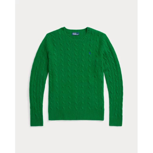 RALPH LAUREN Cable-Knit Wool-Cashmere Jumper